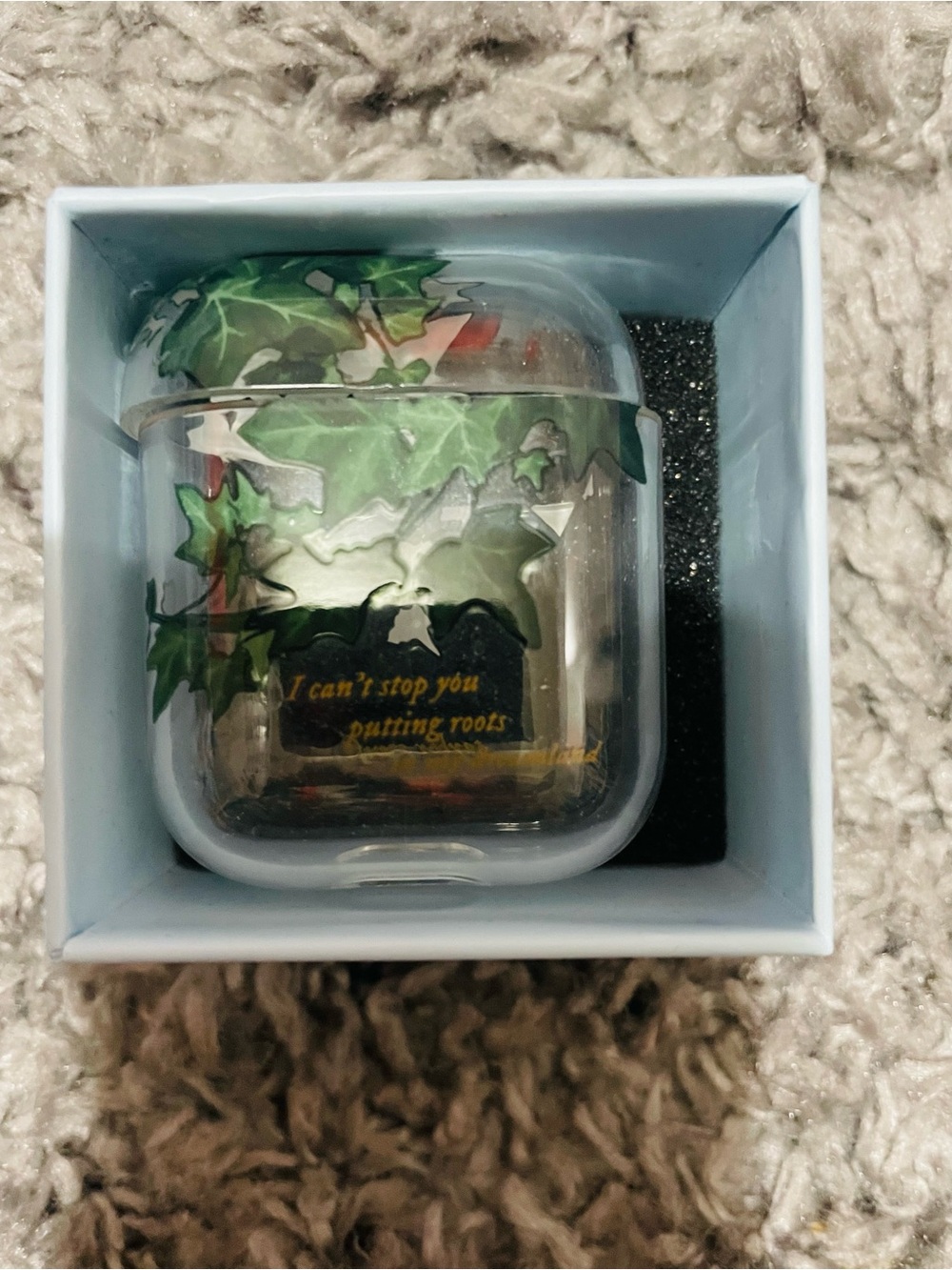 New Taylor Swift official Clear Ivy-Print Protective Case for Wireless airpods